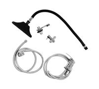 Milageto Waterfall Shower Head Adjustable Flexible Accessories Sturdy Water Circulation for Shampoo Bowl for SPA Beauty Salon, Style C