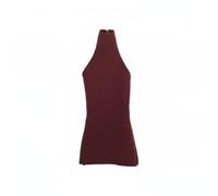 Milageto Women Figure Dress Backless Turtleneck Sleeveless Mini Outfit Expertly Crafted Stretchable Material Suitable for Collector Display Hobbyist Customization Figure Photography , Dark Red