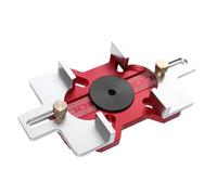 Milageto Wood Palm Router Base Flip Board Trimming Machine Slotted Plate Hole Opener for Furniture Cupboard Engineers Carpenters