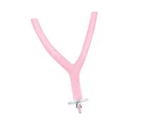 Milageto Y Shaped Bird Perch Stand Portable Exercise Paw Grinding Birdcage Toy for Parrots Cockatiel Lovebirds Parakeet, Pink