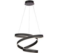 Milagro Andromeda LED Pendant Lamp In Black Flowing Design