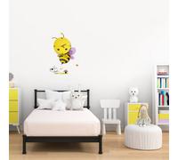 Milagro Childrens Lamp Bee LED Clock 0.6W LED, Multi