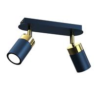 Milagro Ceiling Lamp Joker Navy Blue/gold 3Xgu11