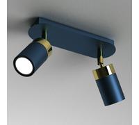 Milagro Ceiling Lamp Joker Navy Blue/gold 3Xgu11