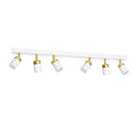 Milagro Ceiling Lamp Joker White/Gold 6XGU10 in White Milagro White