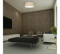 Milagro Ceiling Lamp Marshall Rattan 2XE27 40cm