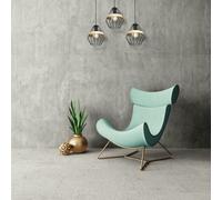 Milagro Cliff Black Pendant Lamp 3Xe27 Hand Made Matt Black Cage Style Lamps With Natural Wood Detail