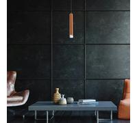 Milagro Copper Designer 5W Led Pendant Copper / Rose Gold Industrial Chic Cylindrical Shape