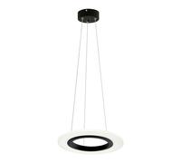 Milagro Cosmo Black LED Pendant Lamp Stylish Ring Lights