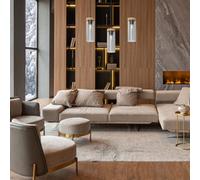 Milagro Elica Hand Made Designer Pendant Lamp With Elegant Smoked Glass Cylindrical Shades