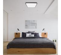 Milagro Fabio Led Ceiling Lamp Black 23W(150W) 37Cm Great Value Stylish Lifetime Light Source