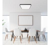 Milagro Fabio LED Ceiling Lamp Black 35W(200W) 47cm Great Value Stylish Lifetime Light Source