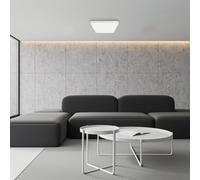 Milagro Fabio White Ceiling Lamp 230V - Size: 37 x 37 x 6cm - Wilko