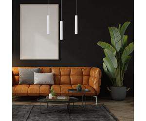 Milagro Hudson Triple Pendant Lamp Hand Made High Quality Elegant Cylindrical Design With Matt Finish