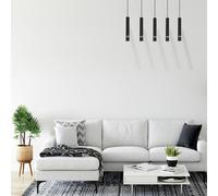 Milagro Pendant Lamp Joker Black 5XGU10 - Black