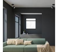 Milagro Joker Hand Made Ceiling Lamp In Matt Black With Striking Chrome Detail Featuring Minmalistic Slender Cylinder Shades