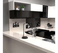 Milagro Joker Hand Made Designer Table Lamp In Matt Black And Chrome