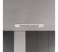 Milagro Lighting Hero downlight, white, 4-bulb, 120 cm, metal, GU10