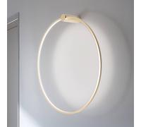 Milagro Lighting LED wall light Saturno, gold, Ø 80 cm, metal, 4,000 K
