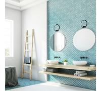 Milagro Orion 20CM Wall Light 6W(50W) Modern Black Circular Design With Highly Efficient Light Source Included