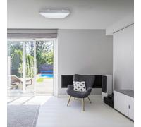 Milagro Palermo 53CM Modern White LED Ceiling Lamp 72W(300W) Included Remote With Adjustable Brightness And Colour Temperature