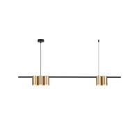 Milagro Pendant Light (Strip) Genesis Black Gold 5xGU10