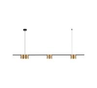 Milagro Pendant Light (Strip) Genesis Black Gold 7xGU10