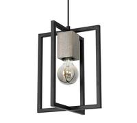 Milagro Pendant Lamp Ralph 1 x E27 Black, Black