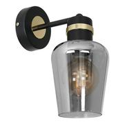 Milagro Richmond Black Wall Lamp 230V - Size: 25 x 18 x 21cm - Wilko
