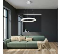 Milagro Ring 60CM LED Designer Pendant Lamp A Stunning Centrepiece Formed From A Hypnotic White Circular 36W(175W) LED Hoop