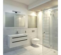 Milagro Shine Black LED 7W Wall Lamp Stylish Matt Black Light With IP44 Rating Perfect For Mounting Abobe A Bathroom Mirror