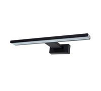 Shine LED Wall Lamp Matt Black IP44 Bathroom Milagro Black One Size