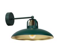Milagro Wall Lamp Felix Green/Gold 1XE27