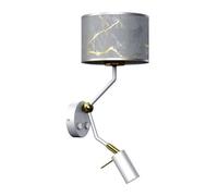 Milagro Wall Lamp Senso White/gold 1Xe27 + 1X Mini Gu10