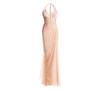 Milagros Halterneck Maxi Dress, female, Maria Lucia Hohan, Gowns, Beige, S, Dresses S