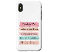 Milagroso, abres camino. Cumples promesas. Luz en tinieblas. Case for iPhone X/XS