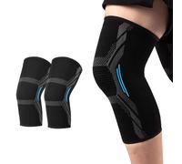 MILAIUN Knee Support for Men & Women Running Compression Sleeve Anti Slip, Knee Braces for Running-Sports-Weight Lifting-Arthritis Pain Relief, Ligament Lnjury, Tendonitis, ACL, MCL (S)