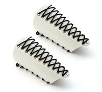 MILAKOO 2 Piece Men's Large Leather Cuff Wraps Gauntlet Arm Arm Armor Cuff Adjustable, 24 D.2 White