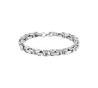 MILAKOO Silver Stainless Steel Braided Link Byzantine Chain Bracelet for Unisex Charmsy Jewelry