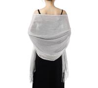 MILAKOO Vintage Victoria Lace Shawl Wraps Sparkling Metallic Shawls Glitter Pashmina Shawl Scarf