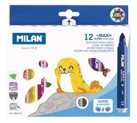 Milan 0692412 - Pack of 12 Super Washable Markers