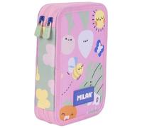 Milan Filled Double Decker Special Series Pencil Case Pink Man