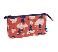 MILAN® Ninjutsu Special Series 5 Compartments Pencil Case, Red