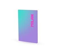 MILAN A4 Notebook - Glued Lined Paper - 48 Sheets of 95gsm - Sunset Collection - Lilac