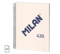 Milan A4 Spiral Notebook With Hard Cover 80 Sheets Of 95g/m2