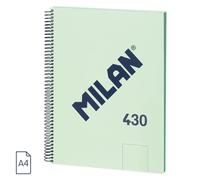 Milan A4 Spiral Notebook With Hard Cover 80 Sheets Of 95g/m2