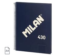 Milan A4 Spiral Notebook With Hard Cover 80 Sheets Of 95g/m2