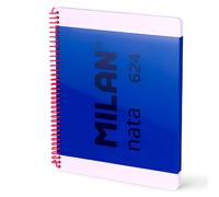 Milan A4 Spiral Notebook With Hard Cover Blank Paper 80 Sheets Nata® 624 Since 1918 Collection