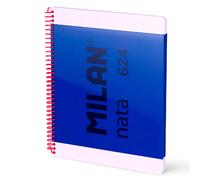 Milan A4 Spiral Notebook With Hard Cover Grid Paper 80 Sheets Nata® 624 Since 1918 Collection
