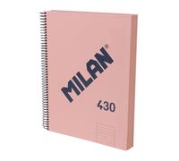 Milan A4 Spiral Notebook With Hard Cover Lined Paper 120 Sheets 7 Mm